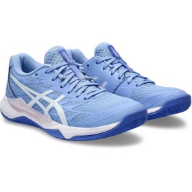 تصویر کفش والیبال خاکستری زنانه GEL TACTIC 12 آبی 1072A092 400 Asics 