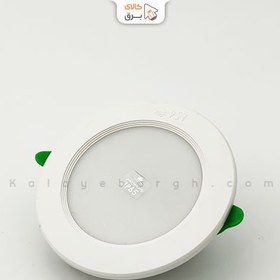 تصویر پنل ال ای دی توکار 7 وات پارس شعاع توس مدل دایره سیوان Circular built-in lamp 7 watt Sivan Pars Shua Tos