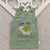 تصویر فروشگاه آنلاین سیسمونی نوزادی رکابی نوزاد سایز ۱ تا ۳ طرح گربه - ۱ 