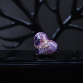تصویر قلب فلوریت بنفش 6.67گرم 