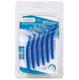 تصویر نخ دندان و خلال برس رابط L نوع آبی 0.6 میلی متر PAKDENT 