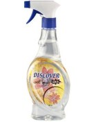 تصویر بوگیر و تصفیه کننده هوا مردانه زنانه عطر اتاق چند اسپری طلایی 500 میلی لیتر Discover 