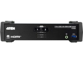 تصویر 2Port USB 3.0 4K HDMI KVMP™ Switch with Audio Mixer Mode 