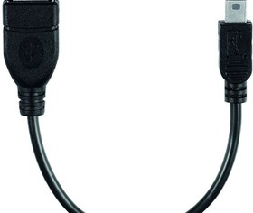 تصویر کابل تبدیل USB ماده به mini USB به طول 30 سانتی متر ( OTG V3 ) ا Female USB to mini USB conversion cable (OTG V3) Female USB to mini USB conversion cable (OTG V3)