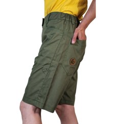 تصویر شلوارک Bould+ زیتونی 