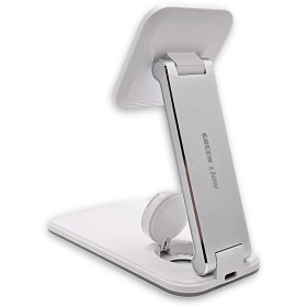 تصویر شارژر وایرلس 3 کاره گرین مدل GN3IN1MGWCWH شارژر وایرلس 3 کاره گرین مدل GN3IN1MGWCWH