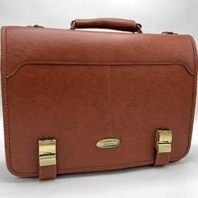 تصویر کیف چرمی اداری دیپلمات مدل فوکا Diplomat office leather bag model Fooka