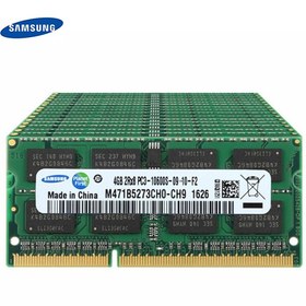 تصویر رم لپ تاپ سامسونگ DDR3 تک کاناله 1333 مگاهرتز 4 گیگابایت استوک 