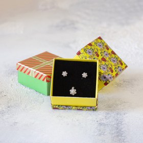 تصویر جعبه جواهرات 6 عددی بسته بندی مدل النگویی پایه بلند مخلوط 