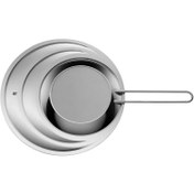 تصویر توری روغن گیر دبلیو ام اف آلمان مدل WMF Splash guard Spritzschutz für Pfannen, 20, 24 und 28 cm توری روغن گیر دبلیو ام اف