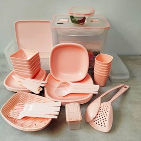 تصویر سرویس مسافرتی 6نفره 60پارچه لیمون کد10635 