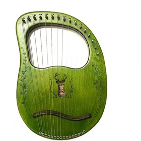 تصویر چنگ رومی 16 سیم - قرمز 