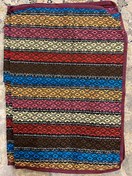 تصویر ساک و باکس زیپ دار جاجیمی لباس راه راه لوزی سایز 2 