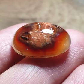 تصویر عقیق مصور سلیمانی آبدار 