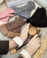 تصویر دستکش سوییت زنانه خزدار 98963 