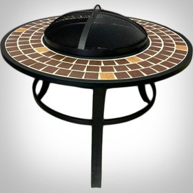 تصویر اتشدان گازی سرامیکی کوچک 