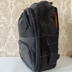 تصویر کوله مشکی کت گلدوزی CAT 