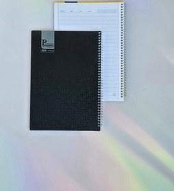 تصویر دفتر ۵۰ برگ طلقی رنگی Notebook