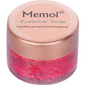 تصویر صابون ابرو تقویت کننده همراه با فرچه مناسب ممول ا Memol Eyebrow Soap Memol Eyebrow Soap