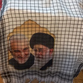 تصویر چفیه طرح رهبر و سردار 