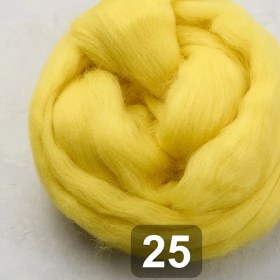 تصویر الیاف کچه تک رنگ - رنگ های زرد نارنجی 