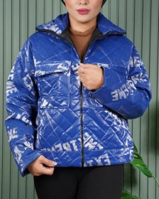 تصویر کاپشن دخترانه براق آمبردی مدل 7281 