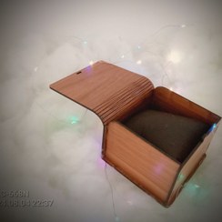 تصویر جعبه ساعت فنری کرکره ای ( بسته 90 عددی) watch Box1