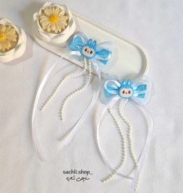 تصویر گیره مو لبوبو - زرد 