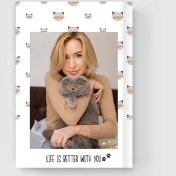 تصویر آلبوم عکس دیجیتال من و گربه‌م 