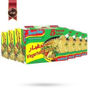 تصویر 6 بسته نودل اندومی indomie مدل سبزیجات vegetable وزن 70 گرم پک 5 تایی 