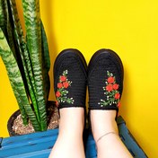 تصویر گیوه زنانه گلدوزی کد ۷۰۴ 