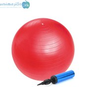 تصویر توپ پیلاتس سایز ۹۵ همراه با تلمبه 