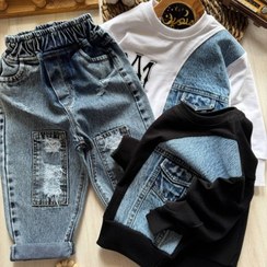 تصویر 2310-ست ترکیبی جین 