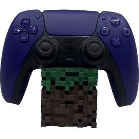 تصویر استند کنترلر دوال سنس طرح Minecraft 