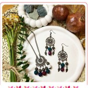 تصویر نیم ست سنگ لاوا 