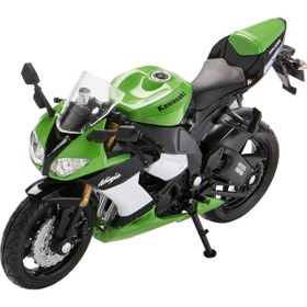 تصویر موتور سنگین کاوازاکی نینجا ZX-10R ویلی 1:18 - سبز Kawasaki Ninja ZX-10R