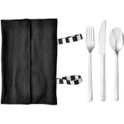 تصویر کارد و چنگال مسافرتی ایکیا مدل iKEA FINSKUREN IKEA FINSKUREN Travel cutlery