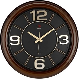 تصویر ساعت دیواری مارال 50 سانتی مشکی maral clock