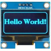 تصویر ماژول نمایشگر OLED تک رنگ 1.3 اینچ دارای ارتباط I2C 