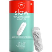 تصویر کپسول تریپل منیزیم کامپلکس ولبیینگ نوتریشن اسلو – خواب عمیق ۸ ساعته و آرامش کامل با رهش آهسته، ۶۰ کپسول گیاهی Wellbeing Nutrition Slow Triple Magnesium Complex 1000mg – Deep 8-Hour Sleep & Complete Relaxation with Time-Release Technology, 60 Vegetarian Capsules