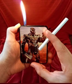 تصویر جاسیگاری فندک دار 