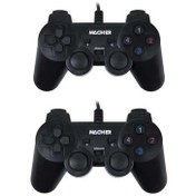 تصویر دسته بازی دوبل شوک دار مچر مدل MR-58 ا MACHER Double shocking game handle MR-58 MACHER Double shocking game handle MR-58