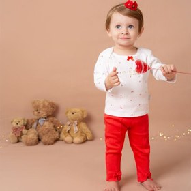 تصویر شلوار فانتزی نوزادی دخترانه طرح گیلاس دانالو Danaloo Cherry Danaloo Cherry Baby Girl Fantasy Pants