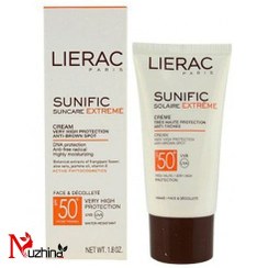 تصویر کرم ضد آفتاب لیراک مدل SOLAIRE EXTREME حجم 50 میلی لیتر Lierac Sunscreen Cream Model SOLAIRE EXTREME Volume 50 ml