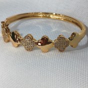 تصویر دستبند ژوپینگ استیل رنگ ثابت 