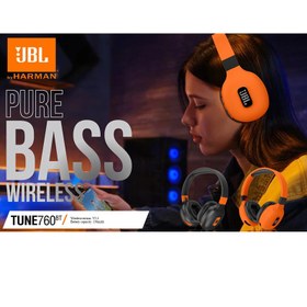 تصویر هدفون بیسیم جی بی ال مدل - Wireless JBL TUNE 760BT JBL Headphone Tune 760BT