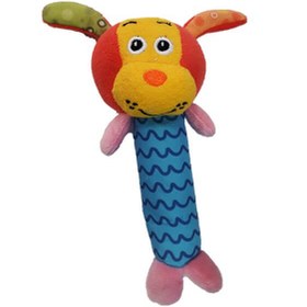 تصویر جغجغه شیکری پولیشی طرح سگ 