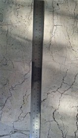 تصویر خطکش آهنی ۱متری 