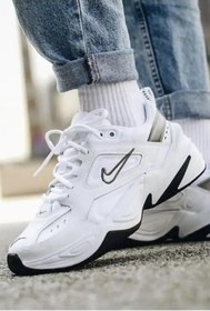 تصویر کفش ورزشی چرمی M2K Tekno سفید مردانه و زنانه نایک Nike 