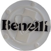 تصویر آرم و برچسب در باک موتور سیکلت وارون مدل L-25-WH-BLK مناسب برای بنلی 